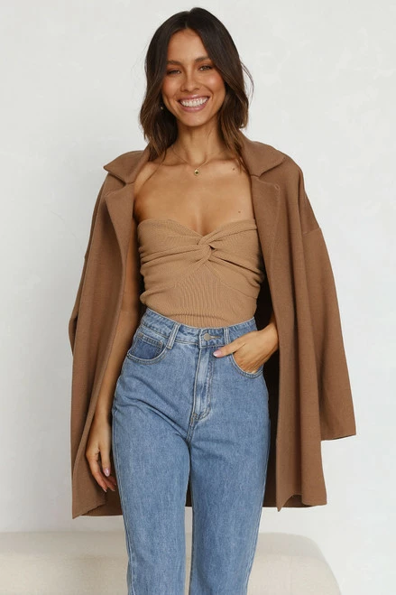 Brandi Top TAN 5 Brandi Top TAN - Image 3