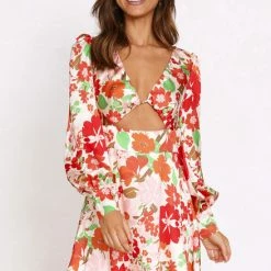 Rebecca Dress FLORAL -Heschung shop 974L8A1890 48858.1653542326