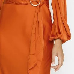 Tatiana Dress ORANGE -Heschung shop 9 L8A1894 78440.1655784441