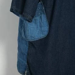 KAPITAL KATMANDU | Short Sleeve Patchwork Shirt | Indigo 11 KAPITAL KATMANDU | Short Sleeve Patchwork Shirt | Indigo -Heschung shop EK 1213 IDG Patchwork KATMANDU Shirt 2022 5