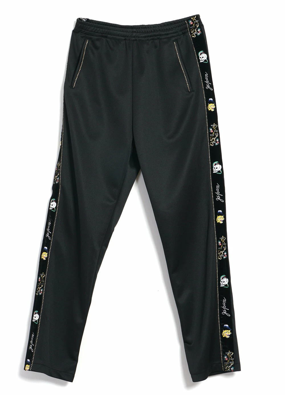 KAPITAL SKA TAPE | Track Pants | Black 3 KAPITAL SKA TAPE | Track Pants | Black