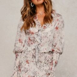 Dreamz Skirt CREAM FLORAL -Heschung shop H6A7071 1 64450.1570101646