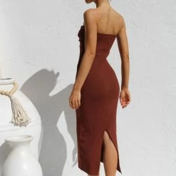 Zoe Dress TAN 14 Zoe Dress TAN -Heschung shop IMG 1912 81889.1657078444