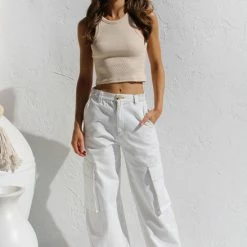 Sara Pants WHITE 16 Sara Pants WHITE -Heschung shop IMG 2171 34194.1658734930