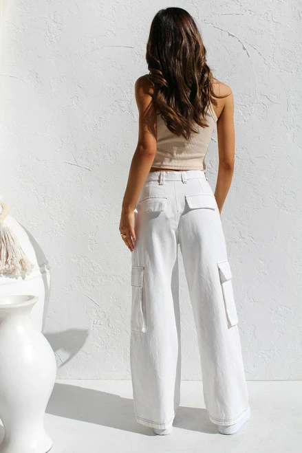 Sara Pants WHITE 13 Sara Pants WHITE - Image 11