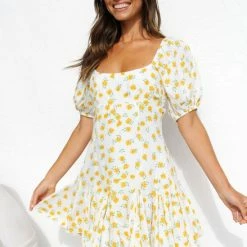 Minnie Dress YELLOW FLORAL 12 Minnie Dress YELLOW FLORAL -Heschung shop IMG 2489 55549.1662724220