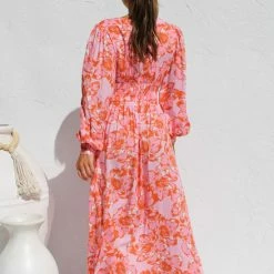 Olena Dress PINK FLORAL 18 Olena Dress PINK FLORAL -Heschung shop IMG 3006 00191.1661399243