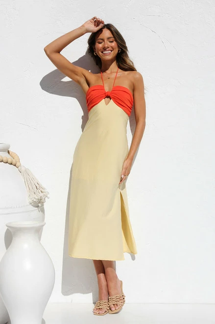 Melanie Dress YELLOW 3 Melanie Dress YELLOW