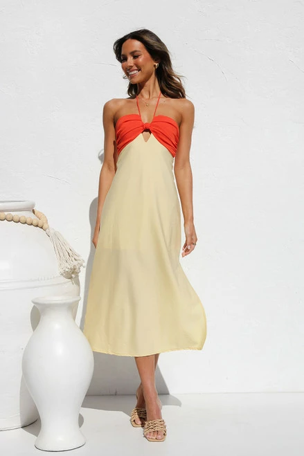 Melanie Dress YELLOW 5 Melanie Dress YELLOW - Image 3