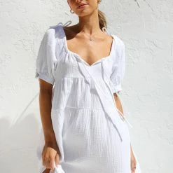 Renae Dress WHITE 11 Renae Dress WHITE -Heschung shop IMG 5190 77140.1662723844