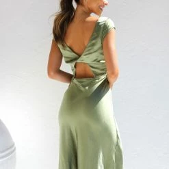 Elena Dress OLIVE -Heschung shop IMG 5897 62662.1665463273
