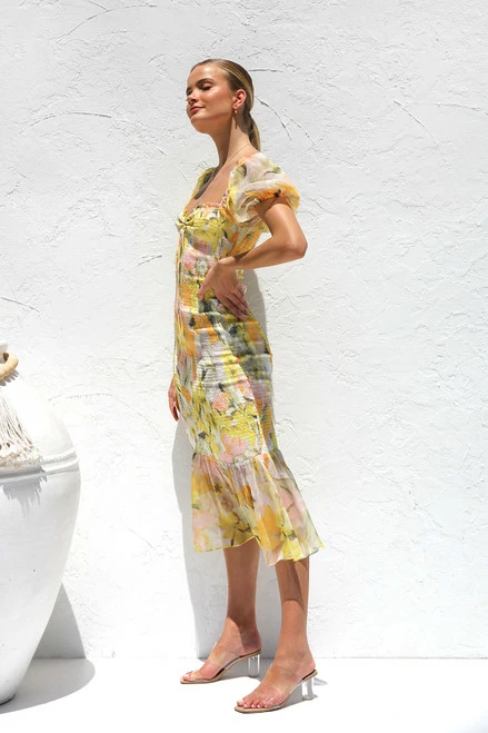 Liz Dress YELLOW 6 Liz Dress YELLOW - Image 4