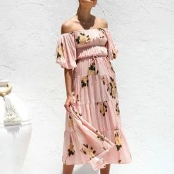 Sarella Dress PINK FLORAL 16 Sarella Dress PINK FLORAL -Heschung shop IMG 7149 36024.1669713609