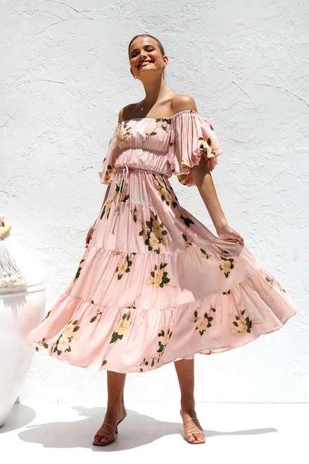 Sarella Dress PINK FLORAL 3 Sarella Dress PINK FLORAL