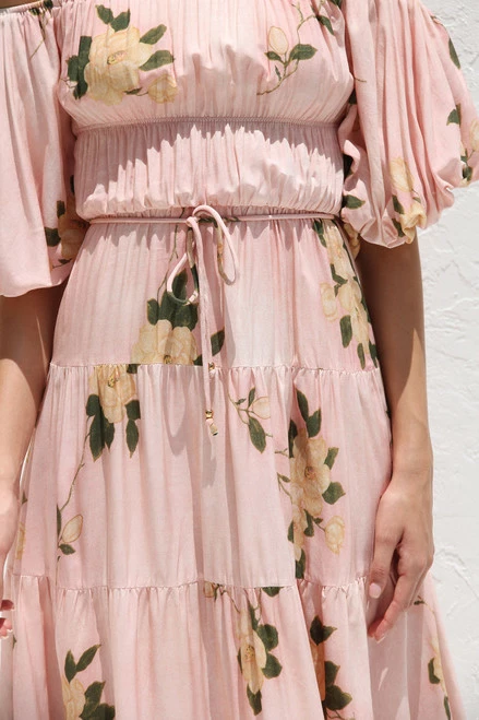 Sarella Dress PINK FLORAL 10 Sarella Dress PINK FLORAL - Image 8