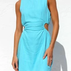 Daria Dress AQUA BLUE -Heschung shop IMG 7373 32937.1668722669