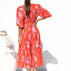 Marietta Dress RED FLORAL 12 Marietta Dress RED FLORAL -Heschung shop IMG 7486 16097.1669866698