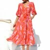 Marietta Dress RED FLORAL
