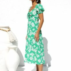 Kodie Dress GREEN FLORAL 11 Kodie Dress GREEN FLORAL -Heschung shop IMG 7523 01865.1669718709