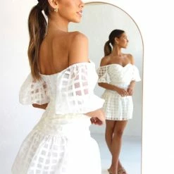 Cassidy Mini Dress WHITE 13 Cassidy Mini Dress WHITE -Heschung shop IMG 7908 31793.1668492956