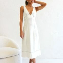 Elki Dress WHITE DENIM 10 Elki Dress WHITE DENIM -Heschung shop IMG 7999 22510.1669863619