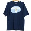 KAPITAL TERU-TERU WOODSTOCK | Crewneck T-shirt | Indigo 1 KAPITAL TERU-TERU WOODSTOCK | Crewneck T-shirt | Indigo -Heschung shop K2206SC144 IDG Jersey Crew T TERU TERU WOODSTOCK 1