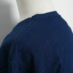 KAPITAL TERU-TERU WOODSTOCK | Crewneck T-shirt | Indigo -Heschung shop K2206SC144 IDG Jersey Crew T TERU TERU WOODSTOCK 5
