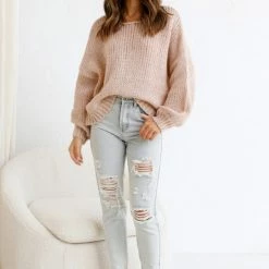 Mona Knit Top SAND 20 Mona Knit Top SAND -Heschung shop L4A0154 30474.1650527818