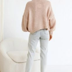 Mona Knit Top SAND 22 Mona Knit Top SAND -Heschung shop L4A0163 12666.1650506723
