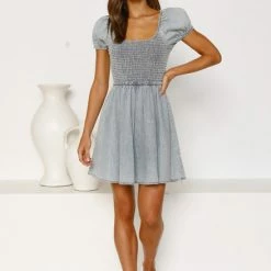 Angelina Dress DENIM -Heschung shop L4A0248 88426.1646879181