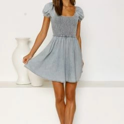 Angelina Dress DENIM -Heschung shop L4A0258 09735.1646879181