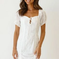 Hope Mini Dress WHITE 17 Hope Mini Dress WHITE -Heschung shop L4A0859 1 24653.1641264662