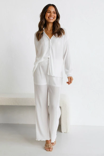 Adira Pants WHITE 4 Adira Pants WHITE - Image 2