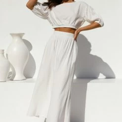 Bea Maxi Skirt WHITE 15 Bea Maxi Skirt WHITE -Heschung shop L4A0966 41479.1638619152