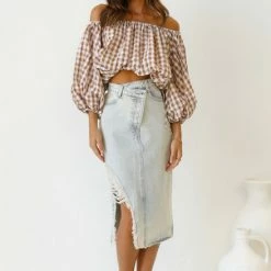 Pia Denim Skirt VINTAGE WASH
