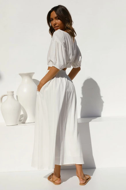 Bea Maxi Skirt WHITE 7 Bea Maxi Skirt WHITE - Image 5