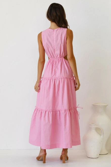 Tasha Dress PINK 7 Tasha Dress PINK - Image 5