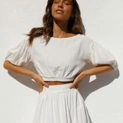 Bea Maxi Skirt WHITE 22 Bea Maxi Skirt WHITE -Heschung shop L4A1051 15325.1637639267