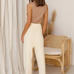 Miguel Knit Pants CREAM 13 Miguel Knit Pants CREAM -Heschung shop L4A1197 44175.1597627161