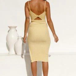 Manon Midi Dress YELLOW 12 Manon Midi Dress YELLOW -Heschung shop L4A1511 80139.1648178875