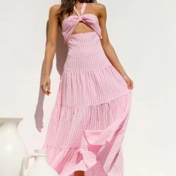 Brit Dress PINK -Heschung shop L4A1871 62605.1639377498