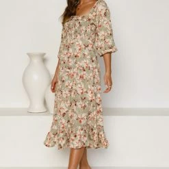 Neve Dress SAGE FLORAL 12 Neve Dress SAGE FLORAL -Heschung shop L4A2111 46371.1651553548