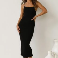 Kenzie Dress BLACK -Heschung shop L4A2369 55016.1636076553