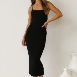 Kenzie Dress BLACK -Heschung shop L4A2370 25596.1637046129