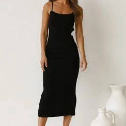 Kenzie Dress BLACK -Heschung shop L4A2379 69938.1636076553