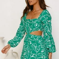 Alice Dress GREEN -Heschung shop L4A2411 54146.1649650478