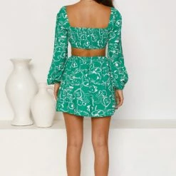 Alice Dress GREEN -Heschung shop L4A2416 27055.1649046219