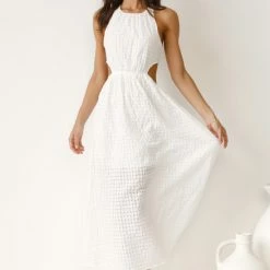 Nicola Dress WHITE -Heschung shop L4A2528 64411.1638937555