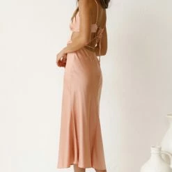 Vanessa Dress PEACH -Heschung shop L4A2792 17544.1636425968