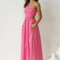 Dani Midi Dress PINK 18 Dani Midi Dress PINK -Heschung shop L4A2820 82489.1638936143